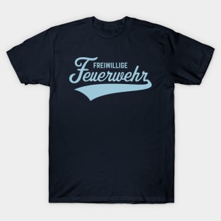 Freiwillige Feuerwehr (Schriftzug / Sky Blue) T-Shirt